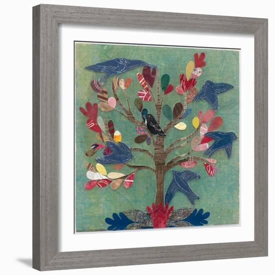 Birds in a Tree-Candra Boggs-Framed Art Print