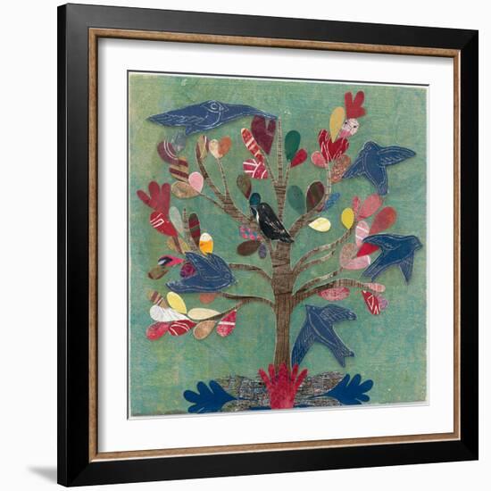 Birds in a Tree-Candra Boggs-Framed Art Print