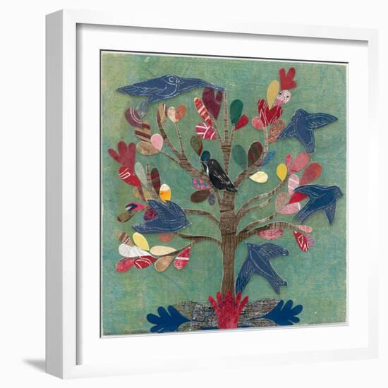 Birds in a Tree-Candra Boggs-Framed Art Print