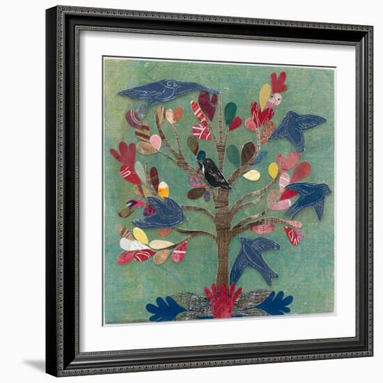 Birds in a Tree-Candra Boggs-Framed Art Print