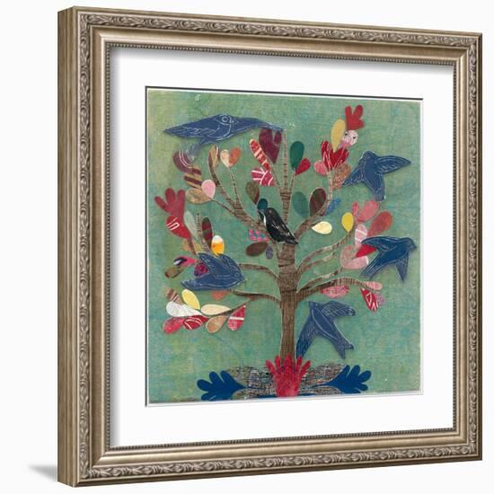 Birds in a Tree-Candra Boggs-Framed Art Print