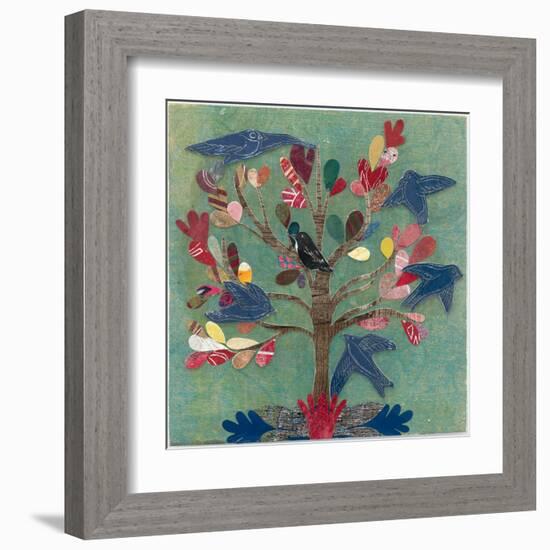 Birds in a Tree-Candra Boggs-Framed Art Print