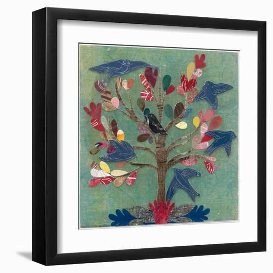Birds in a Tree-Candra Boggs-Framed Art Print