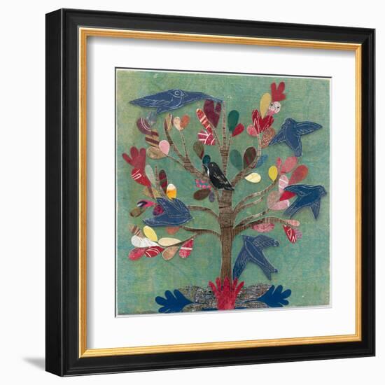 Birds in a Tree-Candra Boggs-Framed Art Print