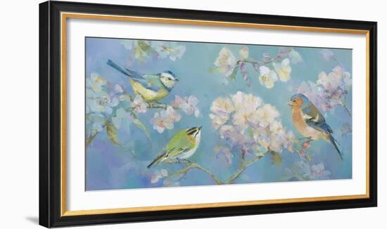 Birds in Blossom-Sarah Simpson-Framed Giclee Print