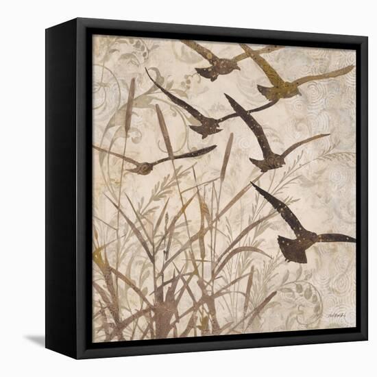 Birds in Flight 1-Melissa Pluch-Framed Stretched Canvas