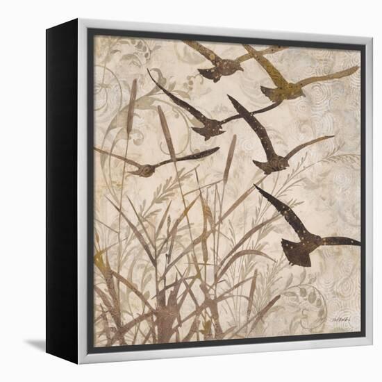 Birds in Flight 1-Melissa Pluch-Framed Stretched Canvas