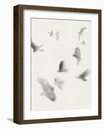 Birds in Flight - Glide-Kristine Hegre-Framed Giclee Print