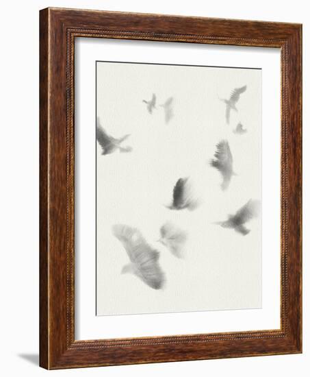 Birds in Flight - Glide-Kristine Hegre-Framed Giclee Print