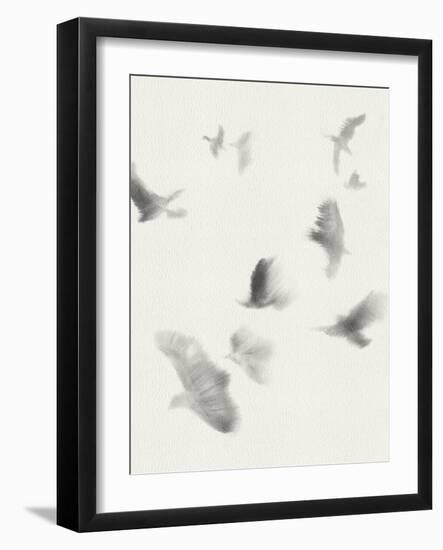 Birds in Flight - Glide-Kristine Hegre-Framed Giclee Print