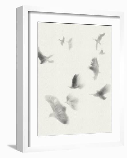 Birds in Flight - Glide-Kristine Hegre-Framed Giclee Print