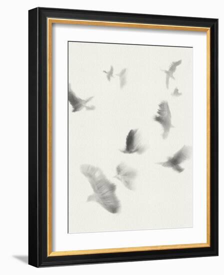 Birds in Flight - Glide-Kristine Hegre-Framed Giclee Print