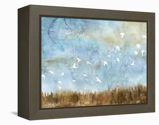 Birds in Flight I-Megan Meagher-Framed Stretched Canvas