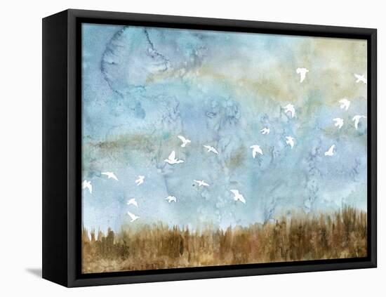 Birds in Flight I-Megan Meagher-Framed Stretched Canvas