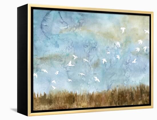 Birds in Flight I-Megan Meagher-Framed Stretched Canvas