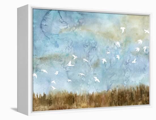 Birds in Flight I-Megan Meagher-Framed Stretched Canvas