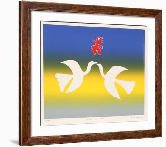 Birds in Love-Mireille Kramer-Framed Limited Edition