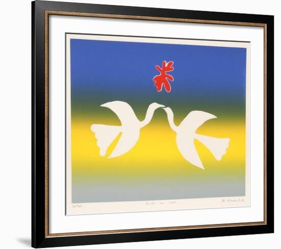 Birds in Love-Mireille Kramer-Framed Limited Edition