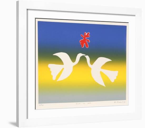 Birds in Love-Mireille Kramer-Framed Limited Edition