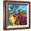 Birds in Paradise I-Carolee Vitaletti-Framed Art Print