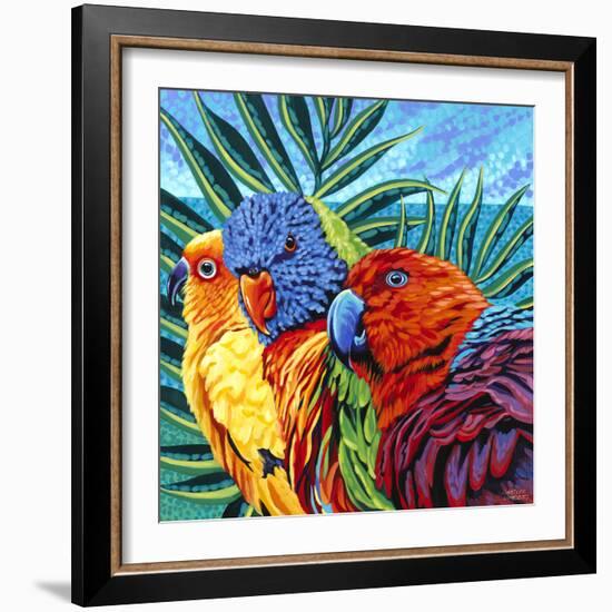 Birds in Paradise I-Carolee Vitaletti-Framed Art Print