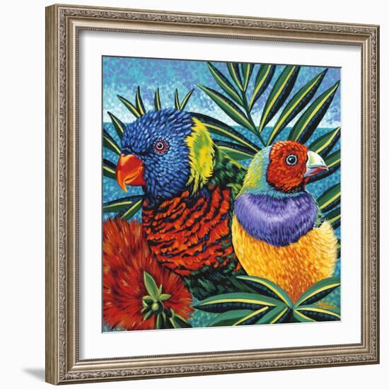 Birds in Paradise II-Carolee Vitaletti-Framed Art Print