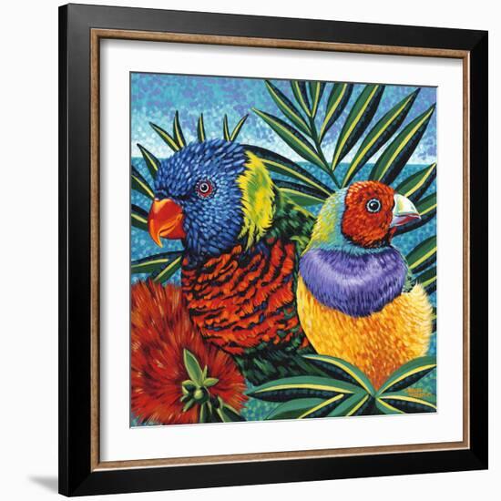 Birds in Paradise II-Carolee Vitaletti-Framed Art Print