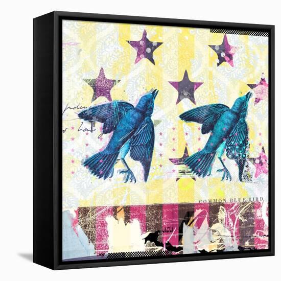 Birds in Serie, 2015 (Collage on Canvas)-Teis Albers-Framed Premier Image Canvas