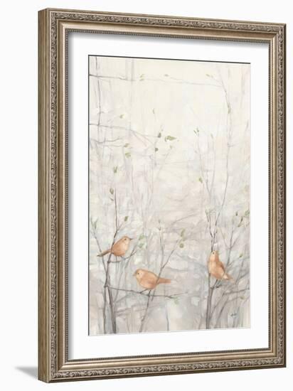 Birds in Trees I Brown-Julia Purinton-Framed Art Print
