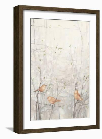 Birds in Trees I Brown-Julia Purinton-Framed Art Print