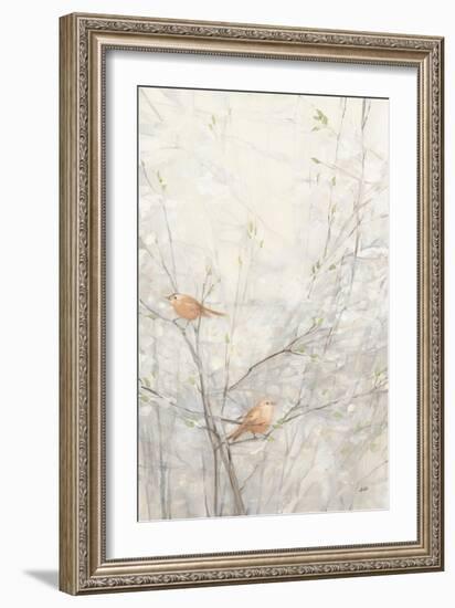 Birds in Trees II Brown-Julia Purinton-Framed Art Print