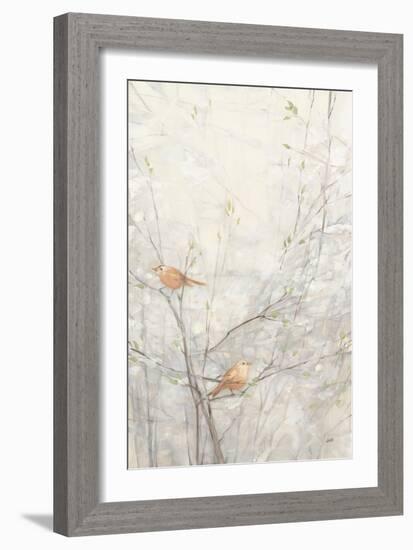 Birds in Trees II Brown-Julia Purinton-Framed Art Print