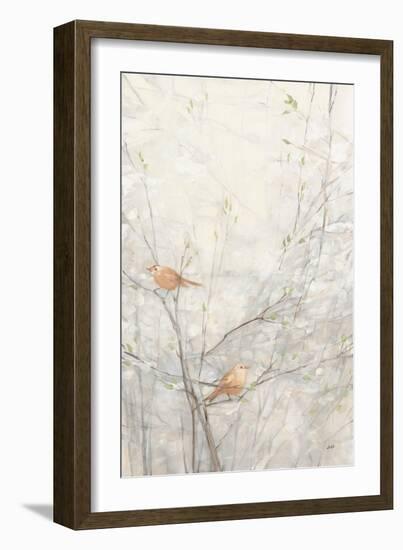 Birds in Trees II Brown-Julia Purinton-Framed Art Print