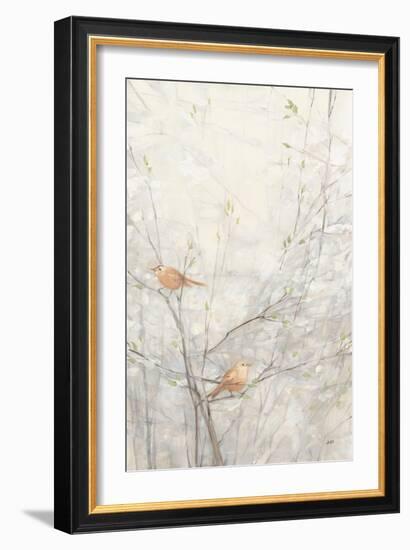 Birds in Trees II Brown-Julia Purinton-Framed Art Print