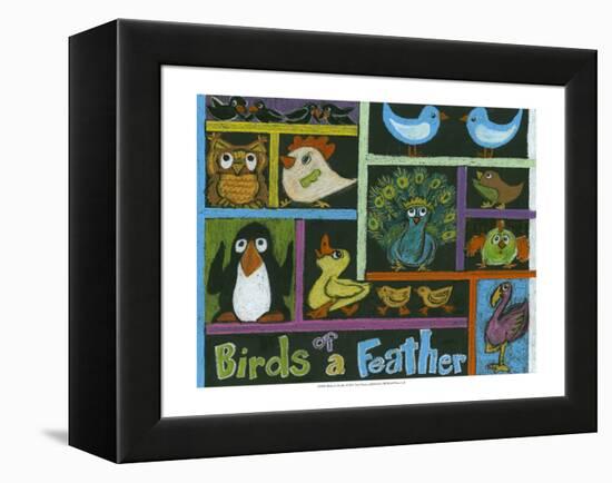 Birds of a Feather-Lisa Choate-Framed Stretched Canvas