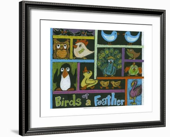 Birds of a Feather-Lisa Choate-Framed Art Print