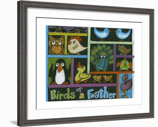 Birds of a Feather-Lisa Choate-Framed Art Print