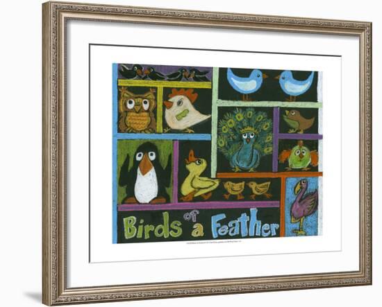 Birds of a Feather-Lisa Choate-Framed Art Print