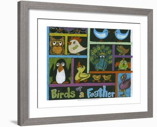 Birds of a Feather-Lisa Choate-Framed Art Print