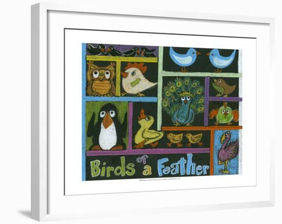 Birds of a Feather-Lisa Choate-Framed Art Print