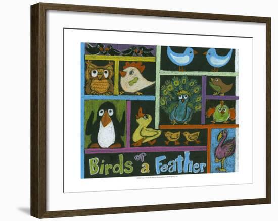 Birds of a Feather-Lisa Choate-Framed Art Print