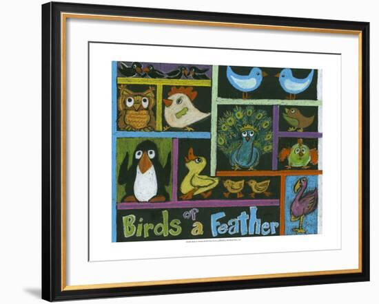 Birds of a Feather-Lisa Choate-Framed Art Print