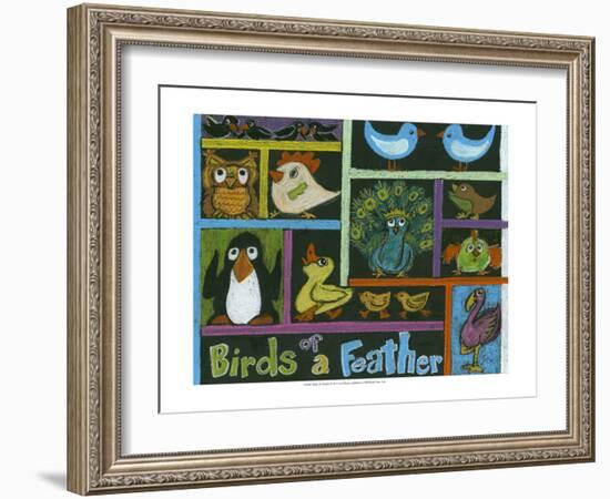 Birds of a Feather-Lisa Choate-Framed Art Print