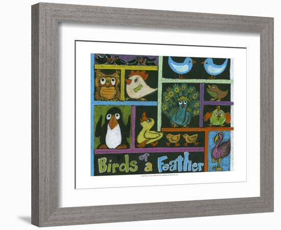 Birds of a Feather-Lisa Choate-Framed Art Print