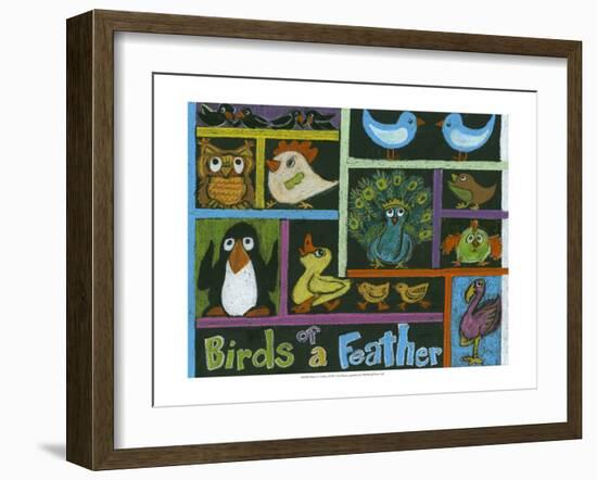 Birds of a Feather-Lisa Choate-Framed Art Print