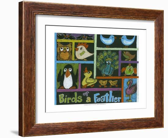 Birds of a Feather-Lisa Choate-Framed Art Print