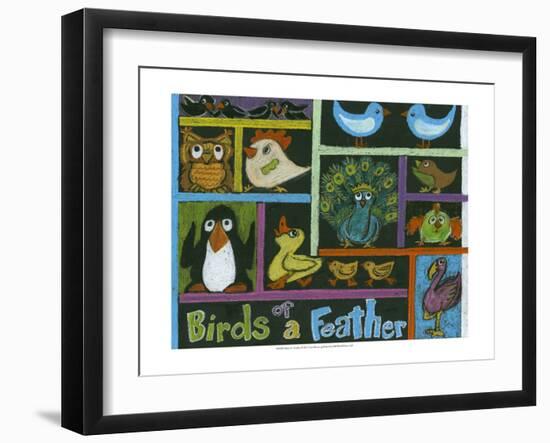 Birds of a Feather-Lisa Choate-Framed Art Print