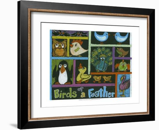 Birds of a Feather-Lisa Choate-Framed Art Print