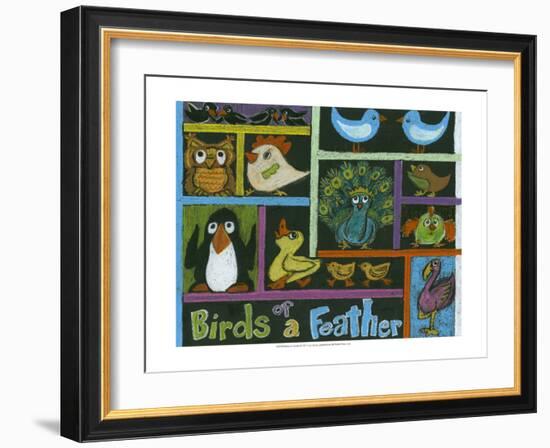 Birds of a Feather-Lisa Choate-Framed Art Print