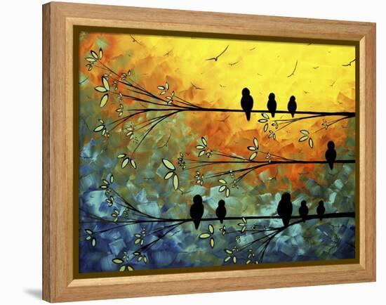 Birds of a Feather-Megan Aroon Duncanson-Framed Premier Image Canvas